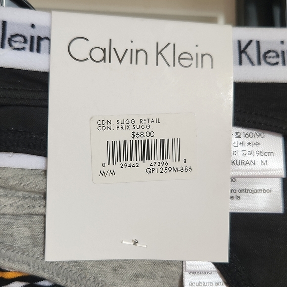 NWT Calvin Klen thong 3 pack M - Picture 6 of 11